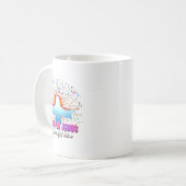 Christian Religious Glow For Jesus Let Your Light  Koffiemok (Voorkant links)