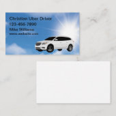 Christian Ride Hailing Service Carte de visite (Devant / Derrière)