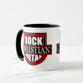 Christian Rock/Metal White/Black Coffee Mug (Devant gauche)