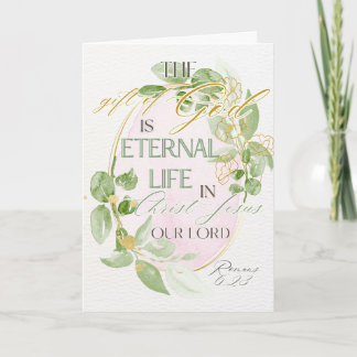Christian Scripture Easter Card Feestdagen Kaart