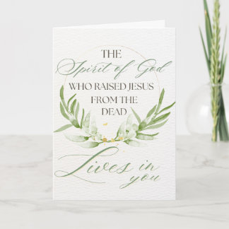 Christian Scripture Easter Card Feestdagen Kaart