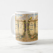 Christian Scripture Mug " The Lord Is My Helper" Koffiemok (Voorkant links)