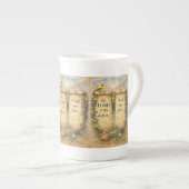 Christian Scripture Mug " The Lord Is My Helper"  Porselein Kop (Voorkant rechts)