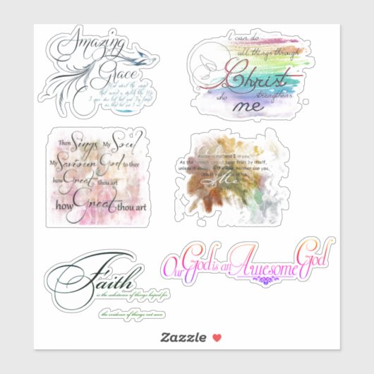 Christian Sticker (Feuille)
