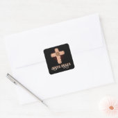 Christian Sticker (carré) - Jésus guérit (Enveloppe)