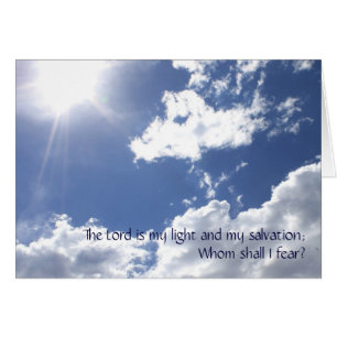 Christian Sunny Sky Psalms 27 Toute la carte d'occ