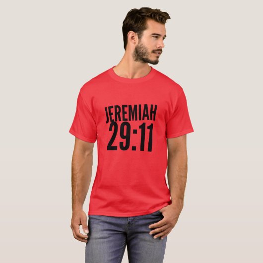 Christian Tee - T-shirt noir pour hommes (Devant entier)