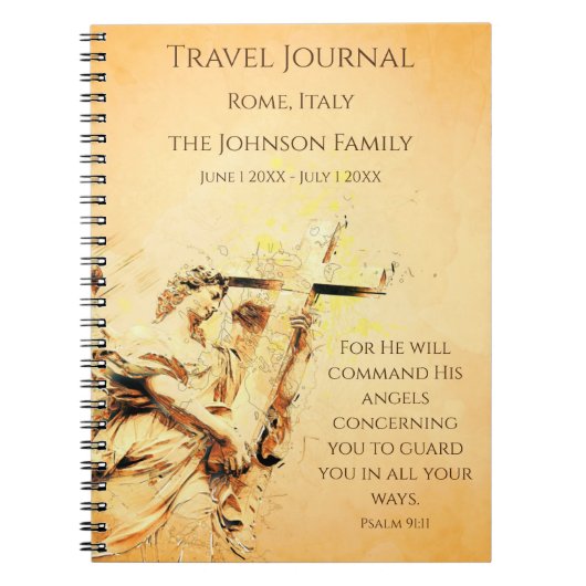 Christian Travel Journal Carnet personnalisé (Devant)