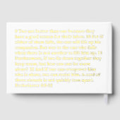 Christian Wedding Guest Book Customizeable  (Verso)
