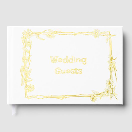 Christian Wedding Guest Book Customizeable  Gastenboek (Voorkant)