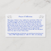 Christian Witness Carte de visite (Dos)