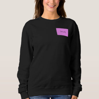 Christianality defined on the back long sleeve T Trui
