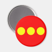 Christiania Flag Magneet (Voorkant / Achterkant)