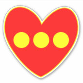 Christiania Flag Sticker (Voorkant)