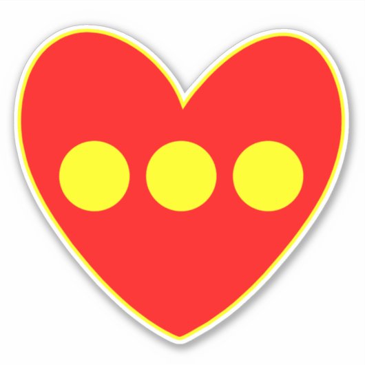 Christiania Flag Sticker (Voorkant)