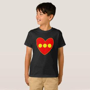 Christiania Vlag hart T-shirt