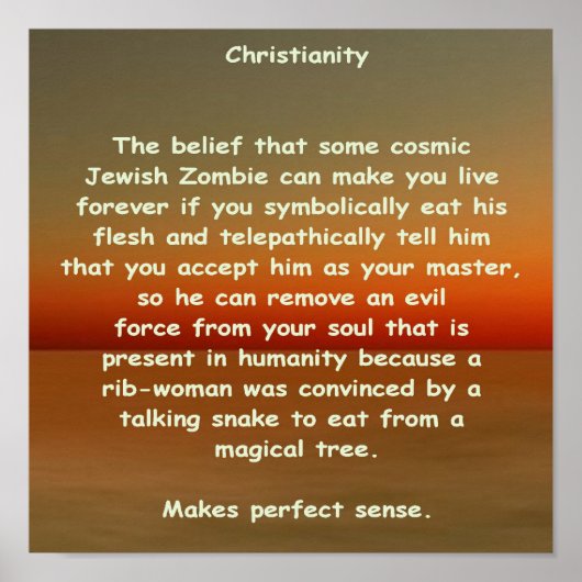 christianiteit poster (Voorkant)