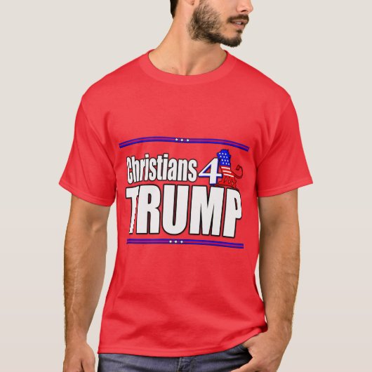 Christians 4 Trump T-shirt (Voorkant)