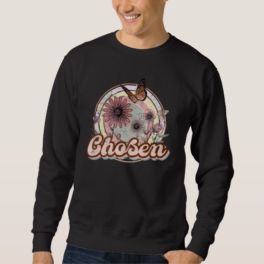 Christians Chosen 1 Peter 29 Christian Floral Clot Trui (Voorkant)