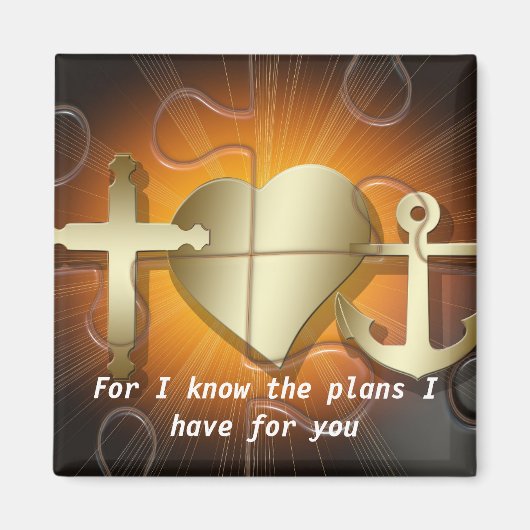 Christianty Bible-scriptie Magneet (Voorkant)