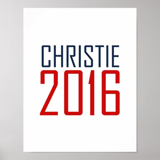 CHRISTIE 2016 AGENT -.png Poster (Voorkant)