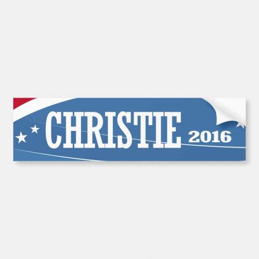 CHRISTIE 2016 BUMPERSTICKER (Voorkant)