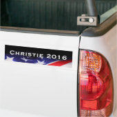 CHRISTIE 2016 Moderne Campagne Bumpersticker (Op Truck)
