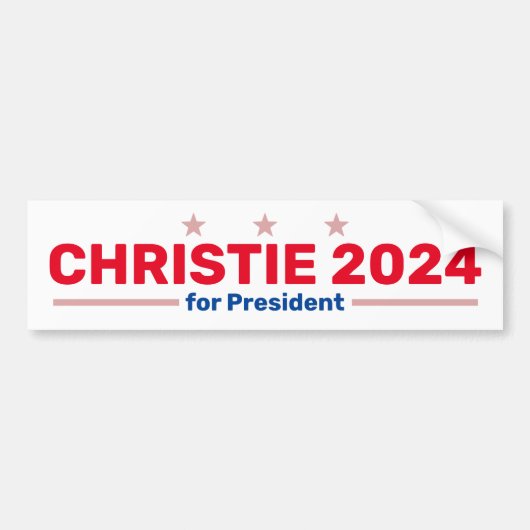 Christie 2024 bumpersticker (Voorkant)