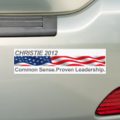Christie bumpersticker (Op auto)