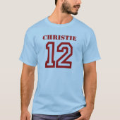 CHRISTIE IN '12 T-SHIRT (Voorkant)