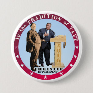 Christie voor President 2016 Ronde Button 7,6 Cm