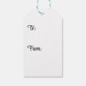 Christimas Holiday Cadeaulabel (Achterkant)