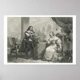 Christina (1626-89) Koningin van Zweden, uit een s Poster