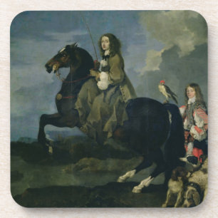 Christina of Zweden (1626-89) over Horseback, 1653 Drankjes Onderzetter