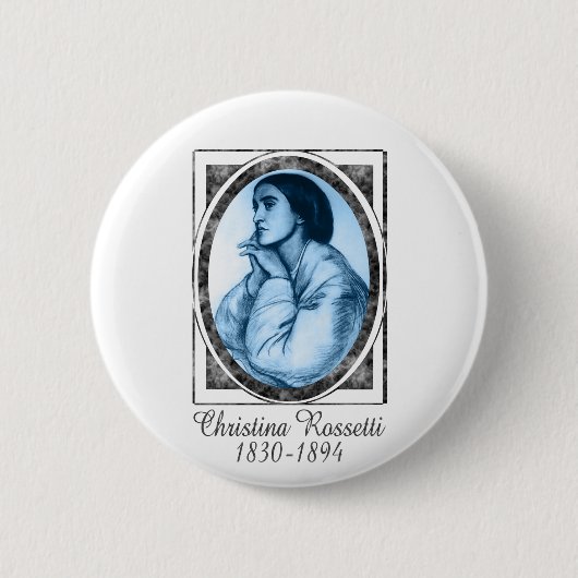 Christina Rossetti Ronde Button 5,7 Cm (Voorkant)
