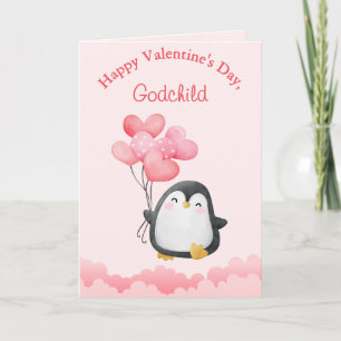 Christinaal Valentijns cadeau voor een petekind, P Feestdagen Kaart