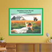 Christina's Nieuwe Wereld Canvas Afdruk (Insitu (Woonkamer))