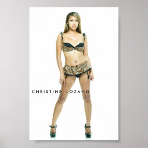 christine-6033, C H R I S T I N E L O Z A N O Poster