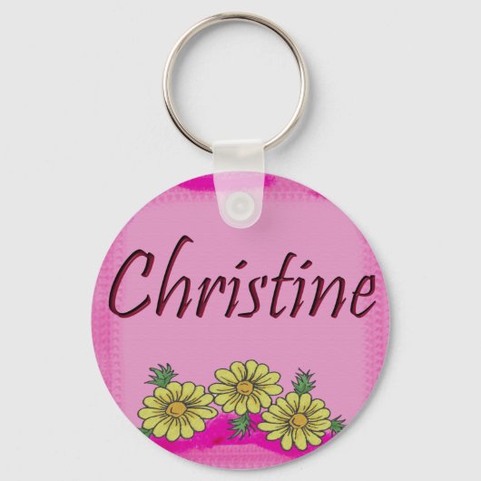 Christine Daisy Sleutelhanger (Voorkant)