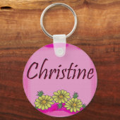 Christine Daisy Sleutelhanger (Voorkant)