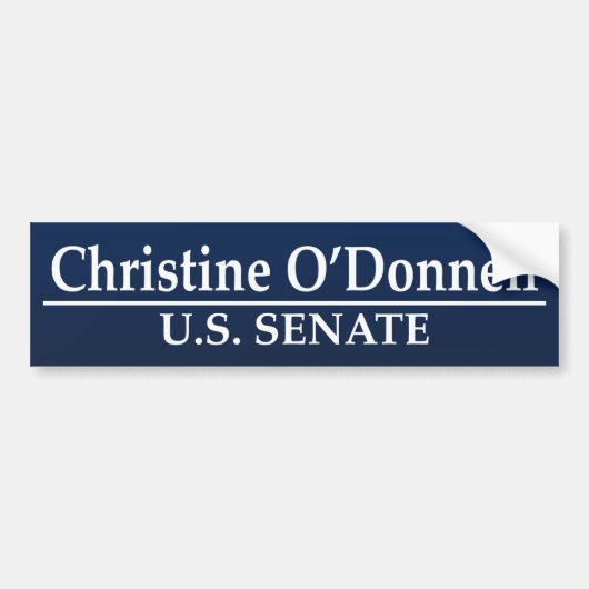 Christine O'Donnell voor Senaat Bumpersticker (Voorkant)