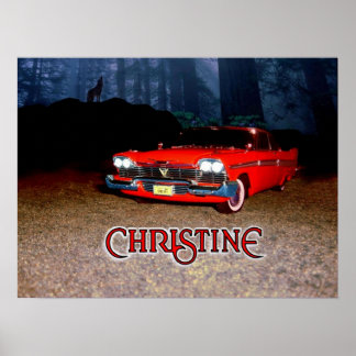 Christine Plymouth Fury 1958 Poster