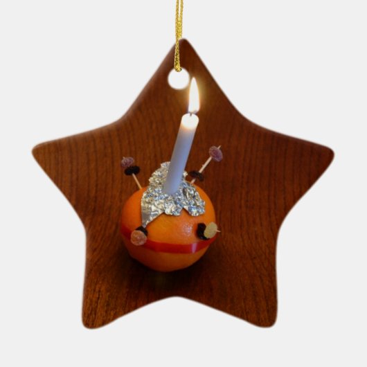 Christingle Keramisch Ornament (Voorkant)