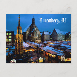 Christkindl_Market,_Neurenberg,_Bavaria,_Duitsland Briefkaart