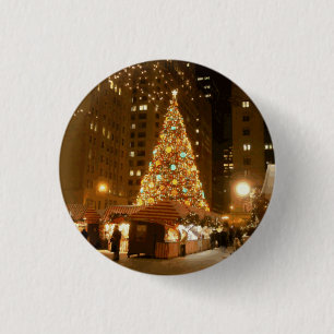 Christkindlmarket - 21 december 2005 in Chicago Ronde Button 3,2 Cm