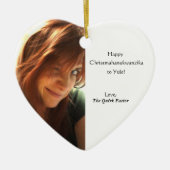 Christmahanukwanzika Keramisch Ornament (Voorkant)