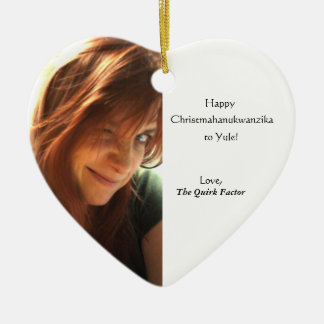 Christmahanukwanzika Keramisch Ornament