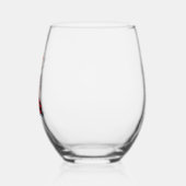 Christmas (1) wijnglas zonder voet (Links)