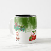 Christmas 2-Tone Mug with Santa – Merry Christmas (Devant gauche)