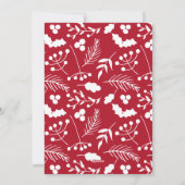 Christmas 3 Photo Collage Holiday Kaart (Achterkant)